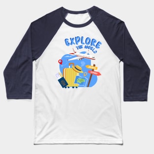 Explore the World Baseball T-Shirt